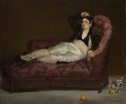 Edouard Manet Young Woman Reclining in Spanish Costume painting